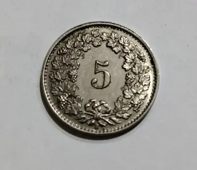Moneda suiza de Nickel 1933 - miniatura 3