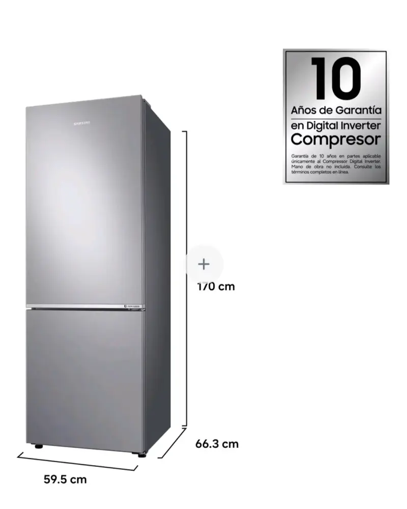 Refrigerador Samsung con compresor digital inverter - 1