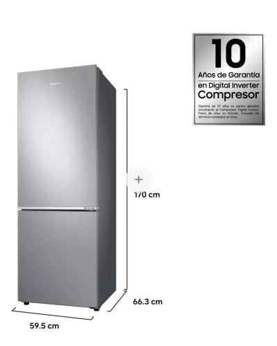 Refrigerador Samsung con compresor digital inverter - miniatura 1