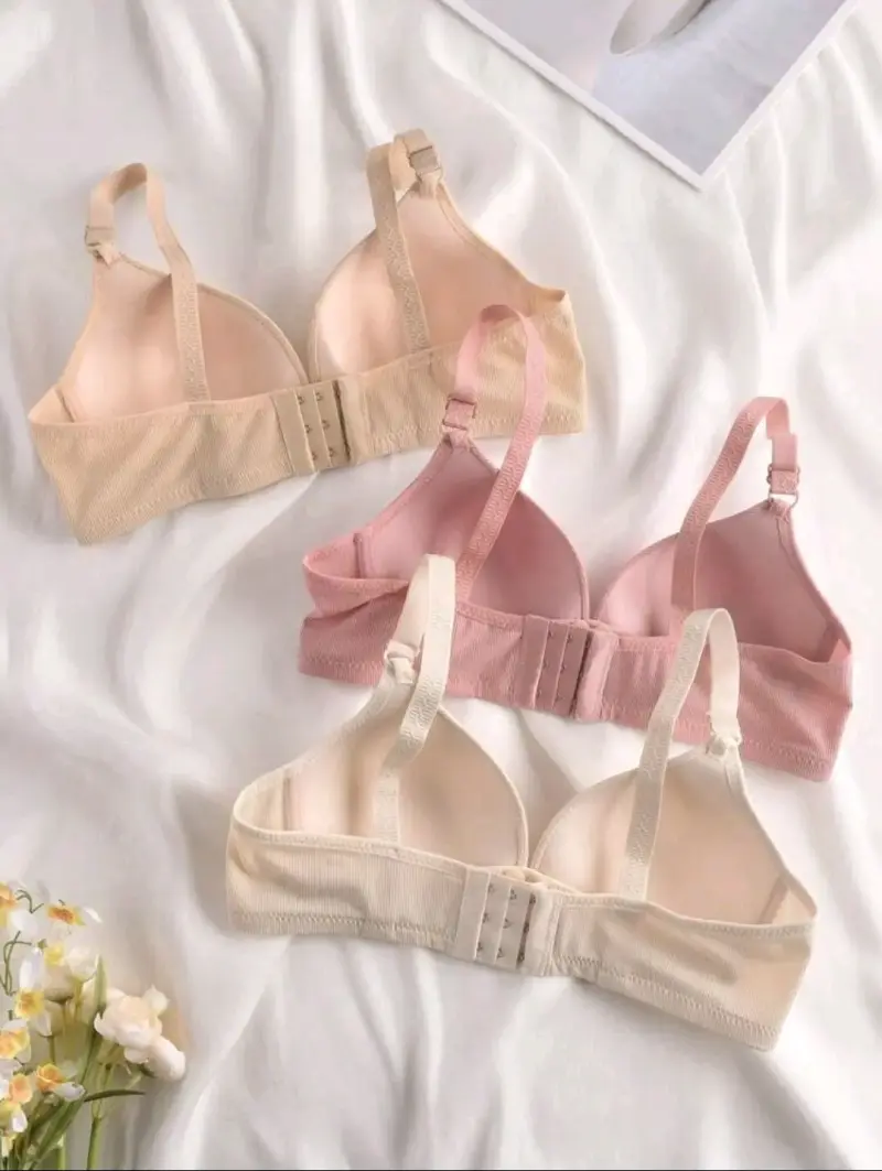 Set de 3 sostenes maternal en tonos pastel - 2
