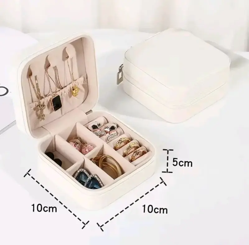 Estuche organizador de joyas portátil - 3