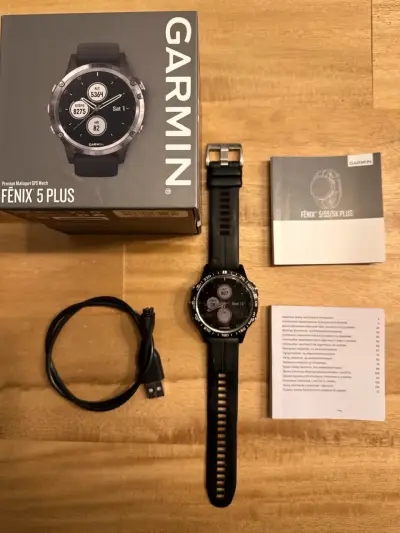 Reloj inteligente Garmin Fenix 5 Plus negro - miniatura 4