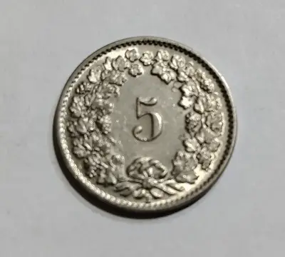 Moneda suiza de 1937 Confederatio Helvetica - miniatura 3