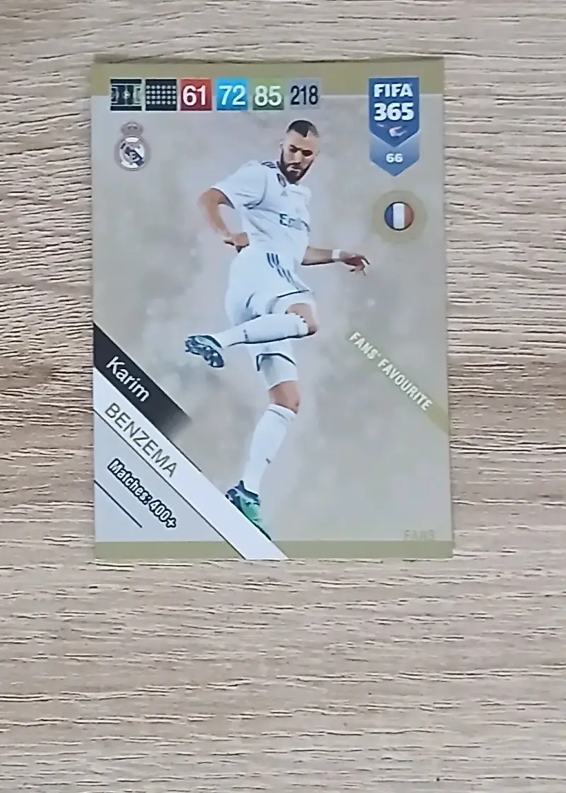 Tarjeta coleccionable Karim Benzema FIFA 365