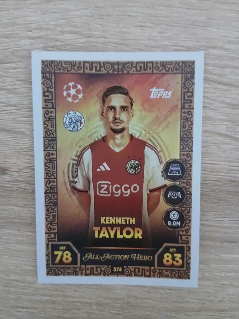 Tarjeta coleccionable Topps Kenneth Taylor - 1