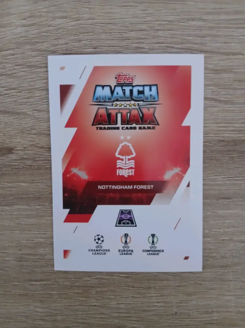 Tarjeta de fútbol Topps Match Attax - 2