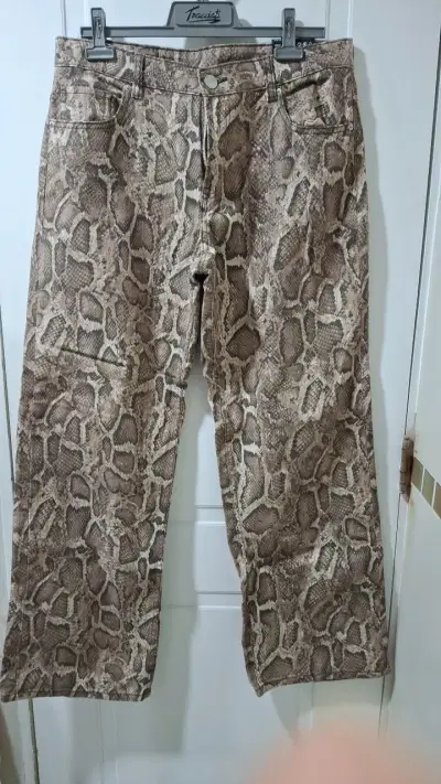 Jeans estampados serpiente para mujer - miniatura 1