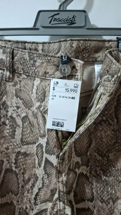 Jeans estampados serpiente para mujer - miniatura 2