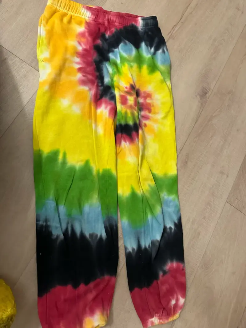 Pantalones tie-dye multicolor - 1