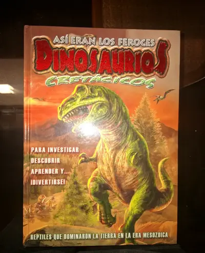 Libro 'Dinosaurios del Cretácico' para niños - miniatura 1