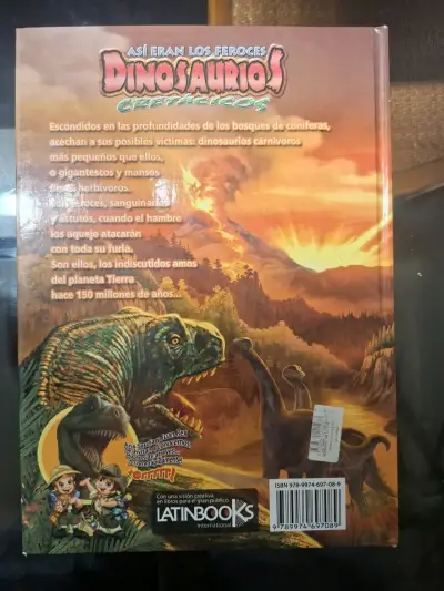 Libro 'Dinosaurios del Cretácico' para niños - miniatura 2