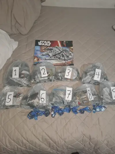 Star Wars Halcon milenario Lego boodleg - miniatura 2