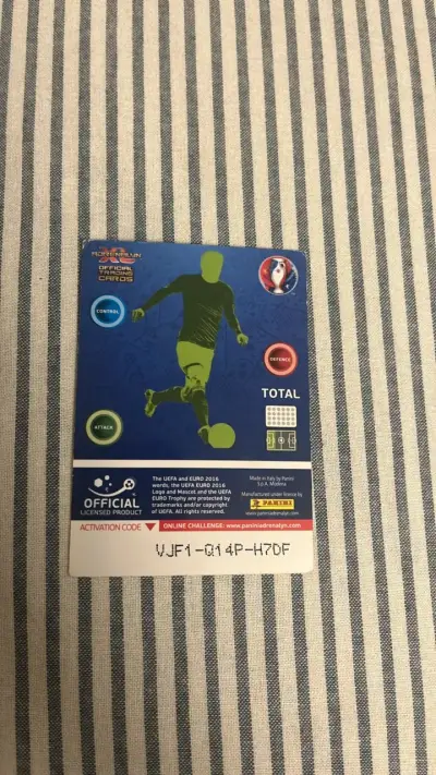 Tarjeta coleccionable Wayne Rooney Euro 2016 - miniatura 2