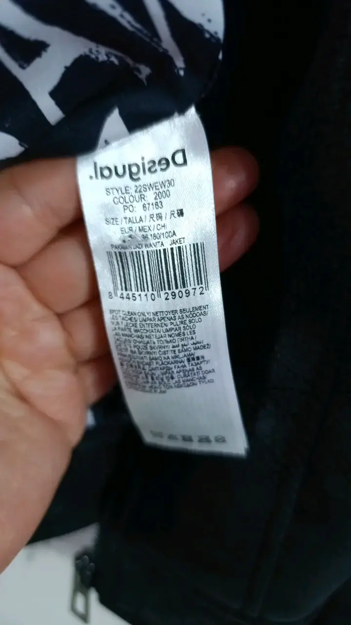 Chaqueta negra de mujer Desigual - 4