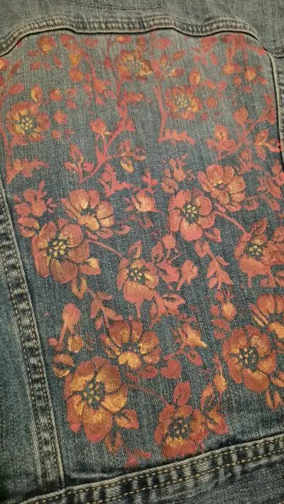Chaqueta de mezclilla con diseño japonés - miniatura 5