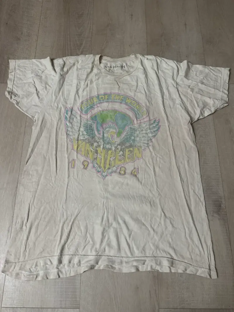 Polera vintage Van Halen Tour 1984 - 1