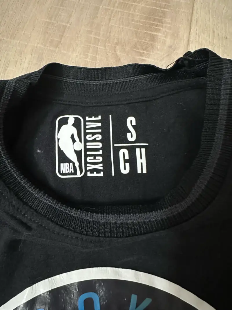 Polera NBA Brooklyn Nets negra talla S - 2