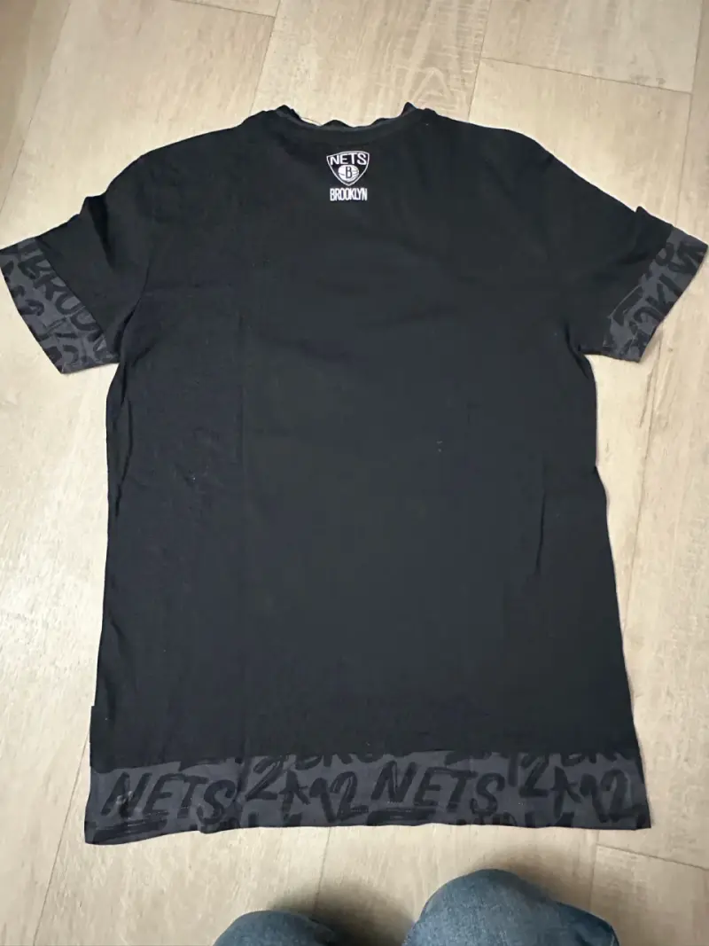 Polera NBA Brooklyn Nets negra talla S - 3
