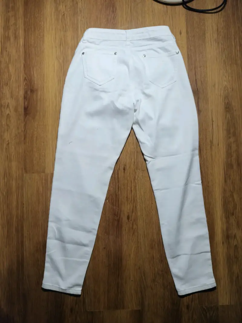 Pantalones blancos Free Culture para mujer - 3