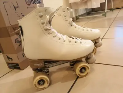 Patines de cuatro ruedas Hook blancos - miniatura 1