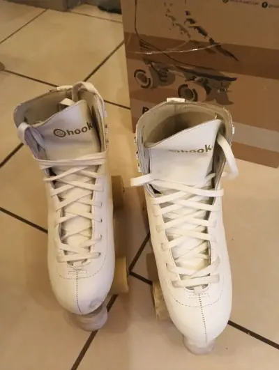 Patines de cuatro ruedas Hook blancos - miniatura 4