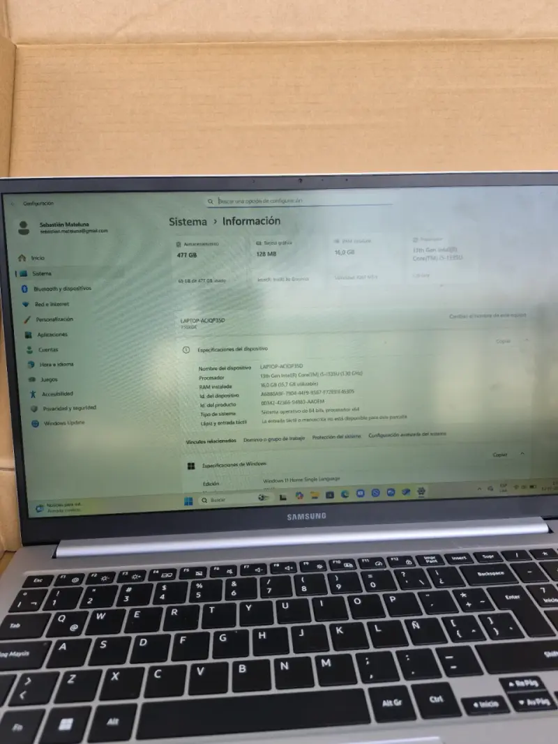 Galaxy Book4 i5 - 2