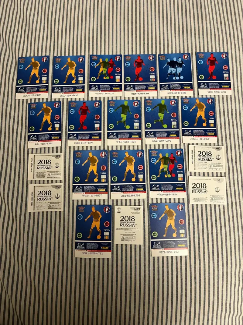 Colección de tarjetas de fútbol Euro 2016 - 2