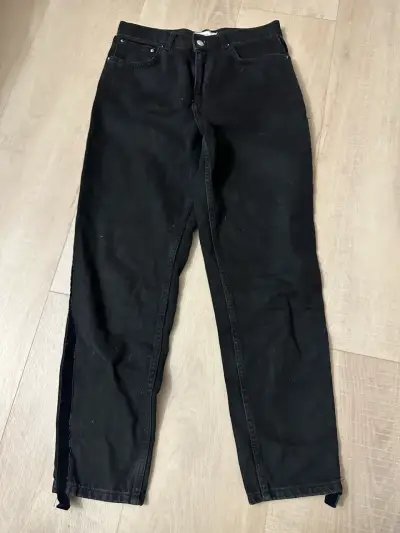 Jeans negros de mezclilla - miniatura 1
