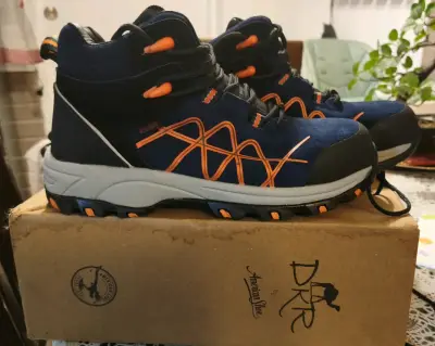 Zapato de seguridad DKR azul y naranja - miniatura 1