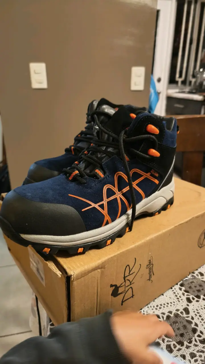 Zapato de seguridad DKR azul y naranja - 2