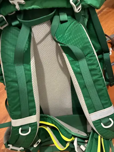 Mochila de senderismo verde 60+5L - miniatura 3