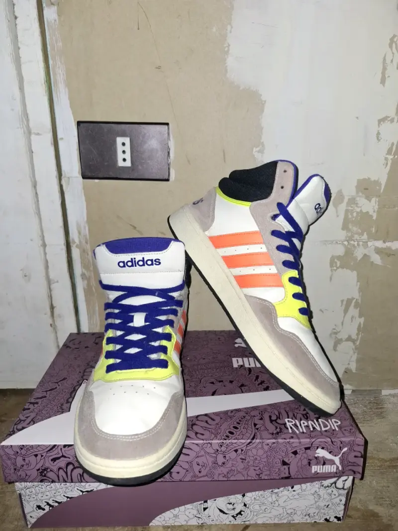 Zapatillas Adidas hoops 3.0 mid - 1