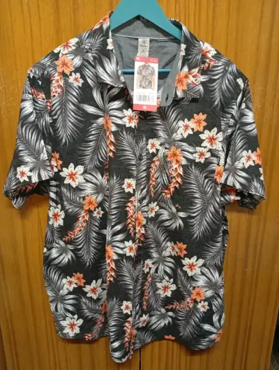 Camisa hawaiana Hurley estampada - miniatura 1