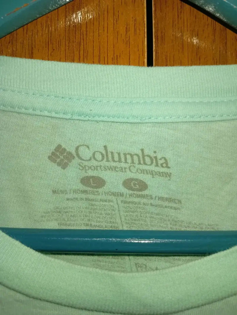 Polera Columbia PFG celeste - 2