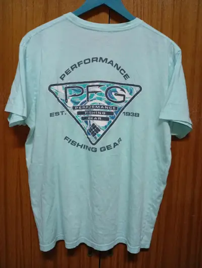 Polera Columbia PFG celeste - miniatura 3