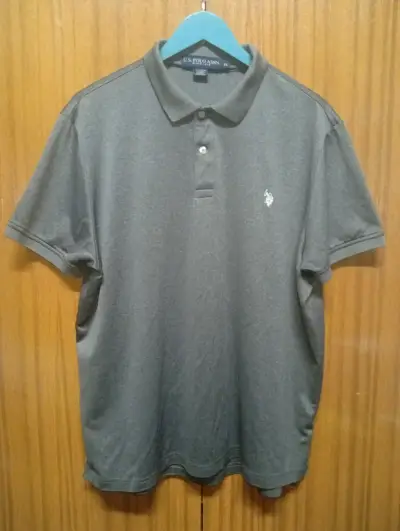 Polera polo gris U.S. Polo Assn. - miniatura 1