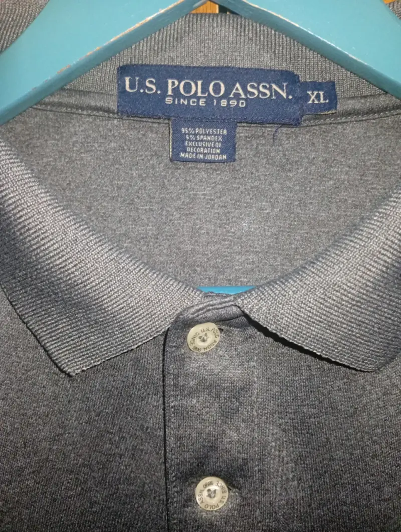 Polera polo gris U.S. Polo Assn. - 3