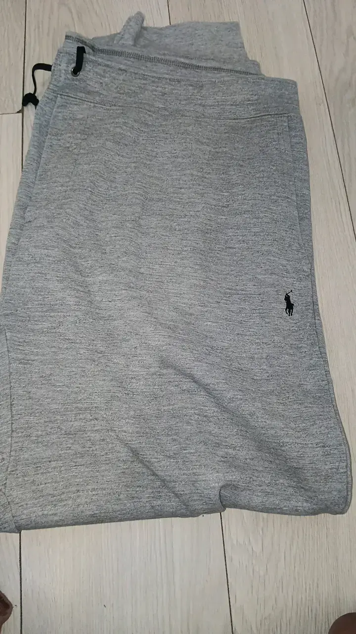 Pantalones deportivos grises de algodón - 2