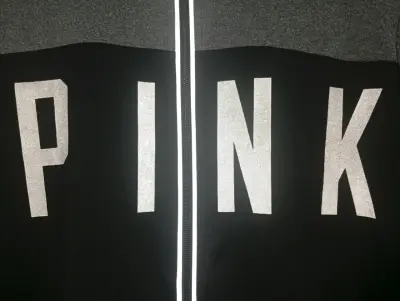 Polerón deportivo PINK gris y negro - miniatura 3