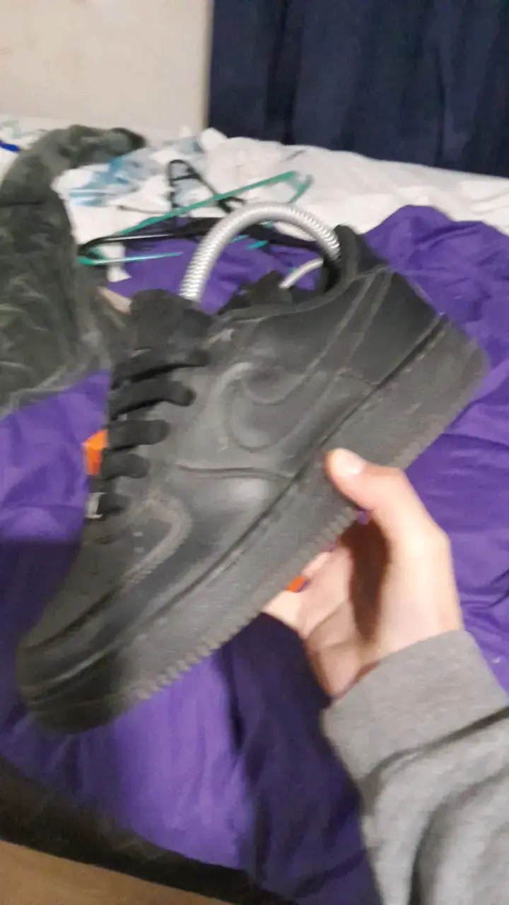 Zapatillas deportivas negras de cuero - 4