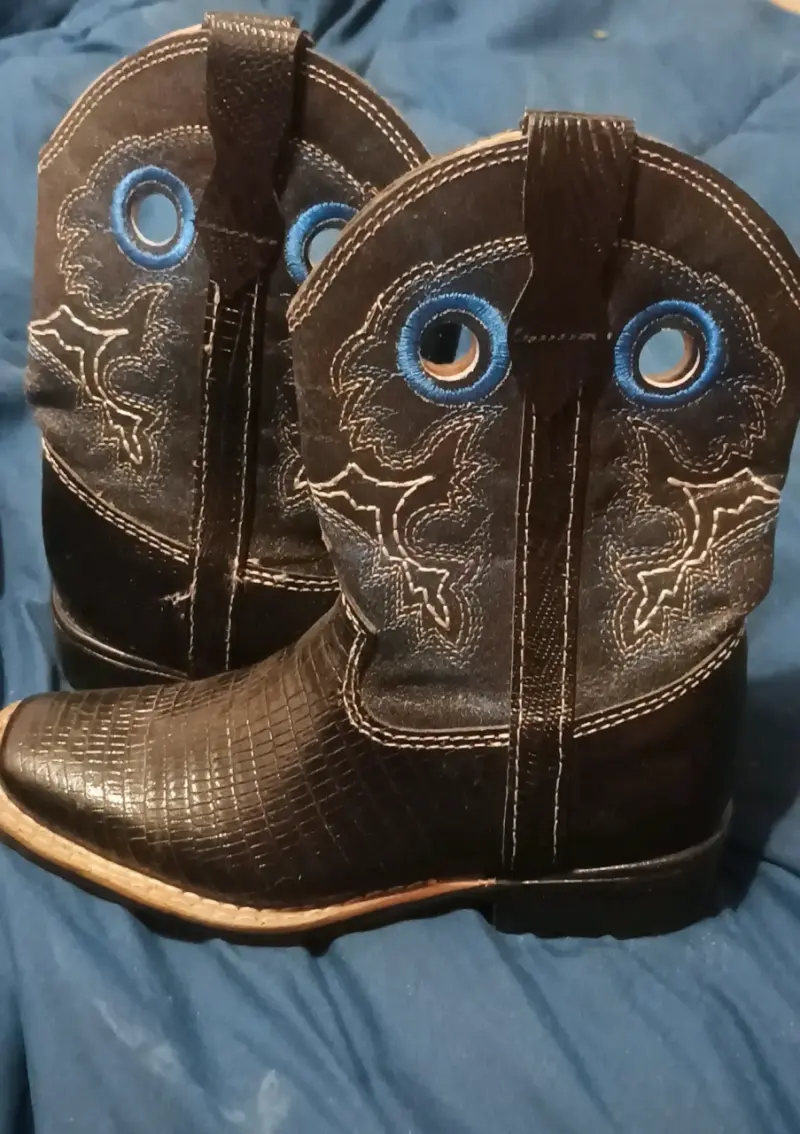 Botas vaqueras para niñonuevas  de cuero mexicanas - 3