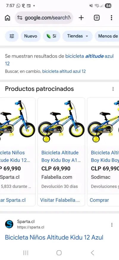 Bicicleta infantil Kid Latitude 12 pulgadas - miniatura 4