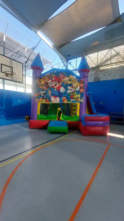 Castillo inflable Super Mario para niños - miniatura 2