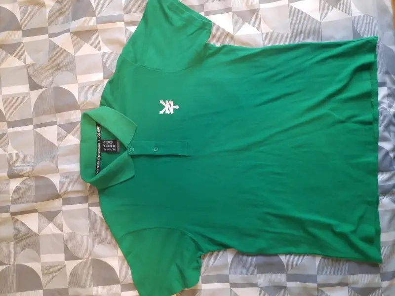 Polera polo verde Zoo York para hombre - 1