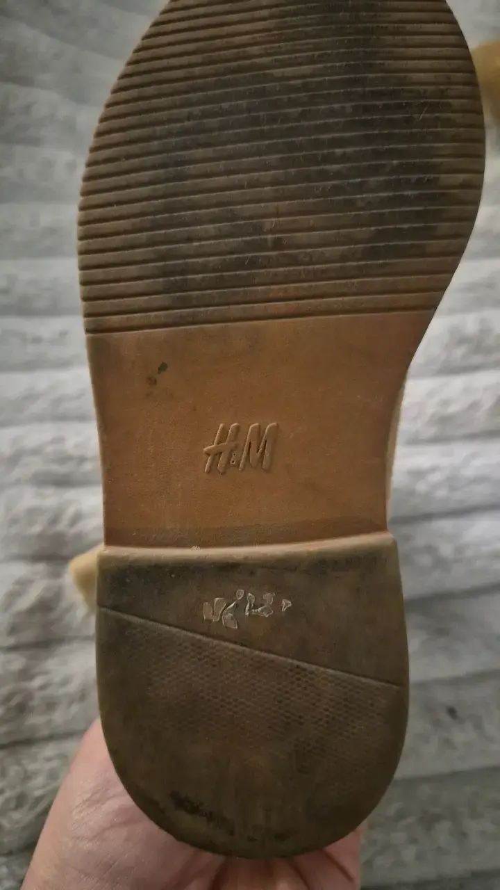 Botas de gamuza beige en buen estado - 4