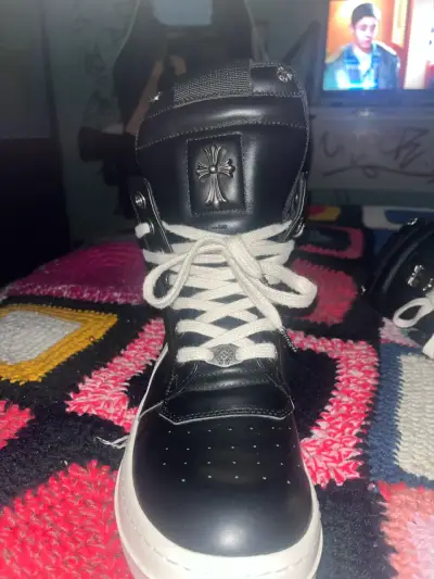 Rick owens geobasket x chrome hearts - miniatura 2