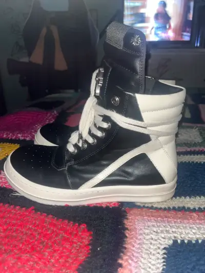 Rick owens geobasket x chrome hearts - miniatura 6