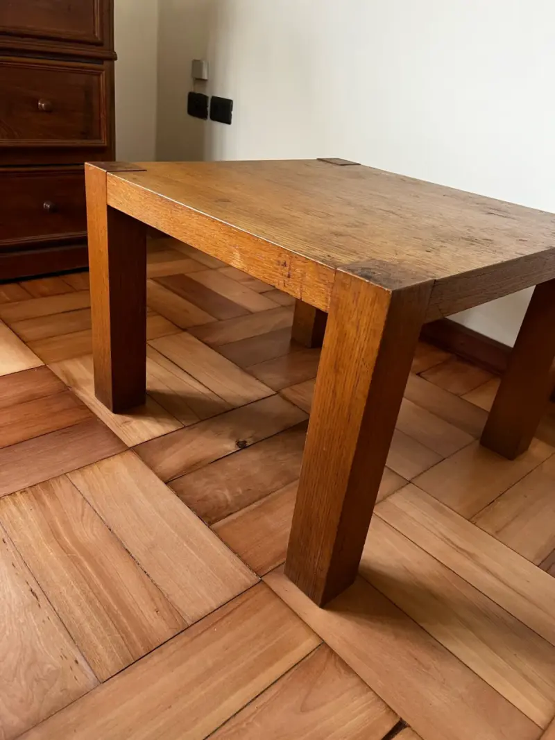 Mesa de centro de madera rústica - 3