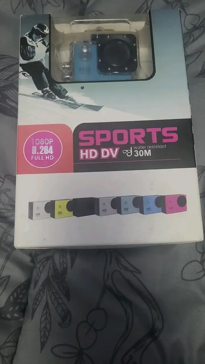 Cámara deportiva HD DV 1080P resistente al agua