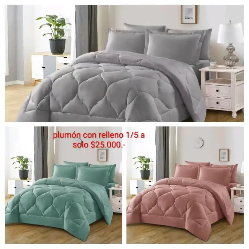 Plumón acolchado con relleno 1/5 - 1